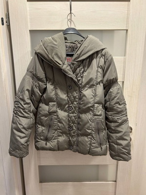 F& Y warm women's winter jacket, gray, size L