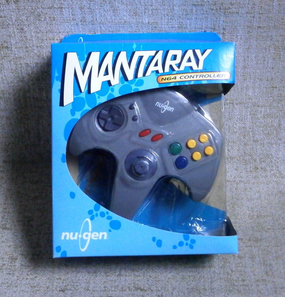 Manta Ray N64 CONTROLLER NUGEN ( for Nintendo 64 ) ΧΕΙΡΙΣΤΗΡΙΟ ΓΙΑ ΝΙΝΤΕΝΤΟ 64 ΚΑΙΝΟΥΡΓΙΟ ΜΕ ΚΟΥΤΙ