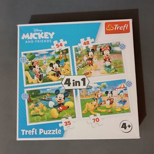 Children's puzzles used, set of 4 pieces