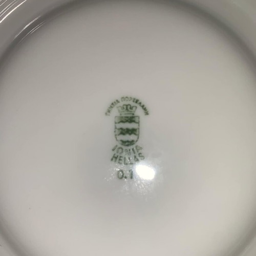 Set of 3 Vintage Porcelain Cups with Saucers Ionia used