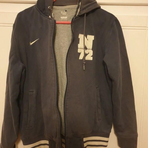 Nike men's hoodie used, light blue, medium