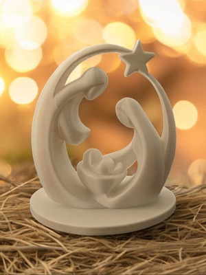 Modern Nativity Decoration Made to Order Holy Family