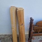 Single bed frame used, wood