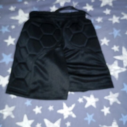 Goalkeeper shorts like new, black, size 140 cm