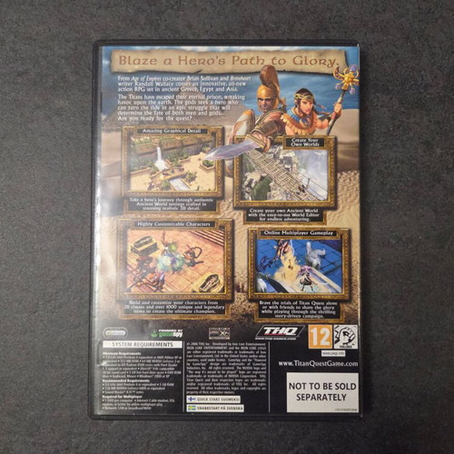 Titan Quest & Titan Quest Immortal Throne package used, PC game