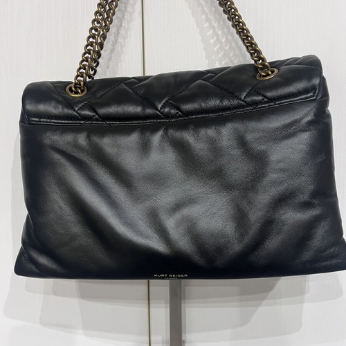 Kurt Geiger shoulder bag like new, leather, black, xxl size