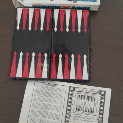 Magnetic Backgammon Vintage