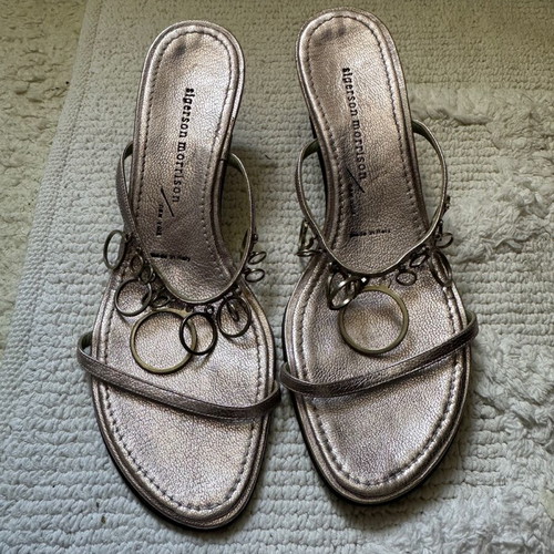 Sigerson Morrison sandals used, size 37, silver