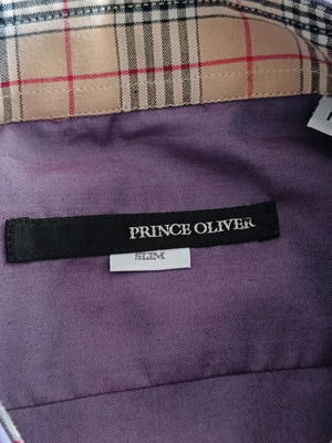 Prince Oliver shirt M slim fit like new, purple