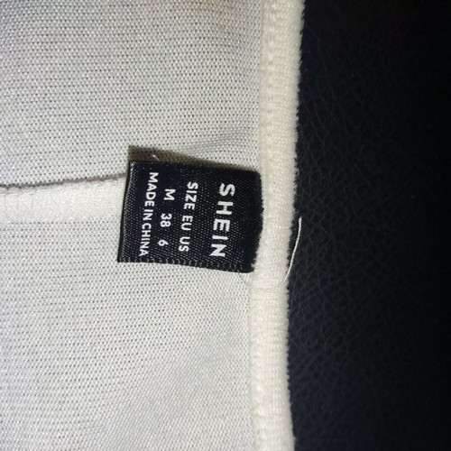 Shein blouse white wide fit with long sleeve like new