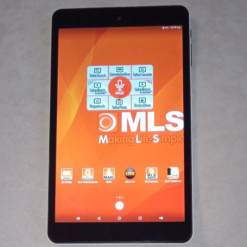 MLS IQ1804 5 tablet like new with 8GB memory card