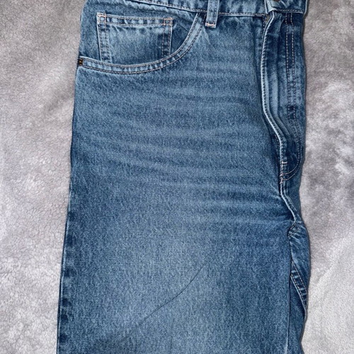 Τζην straight fit αφόρετο, μέγεθος 38, μπλε Zara