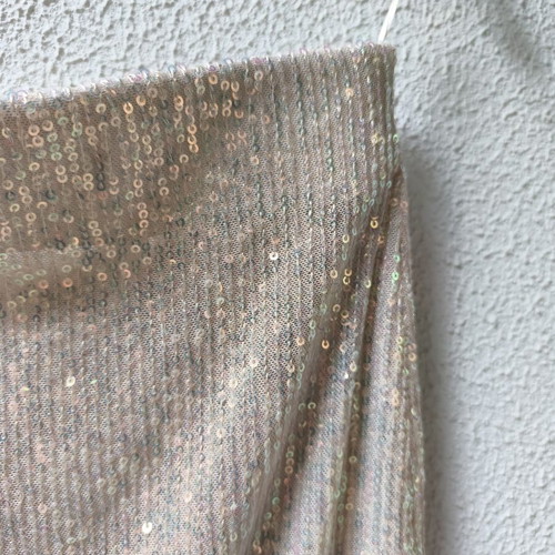 Mini skirt XS-S pink elegant sequined, new
