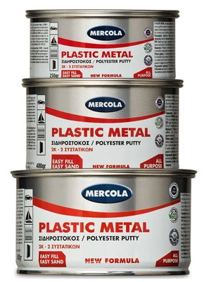Mercola Plastic Metal Polyester Putty 2 Components 400gr new
