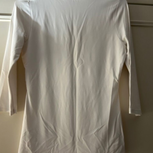Schumacher women's blouse M, ecru color, three-quarter sleeve, like new