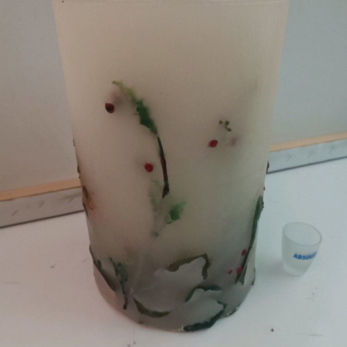 Wax tealight candle holder new, large