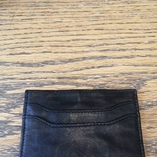 Gant leather card holder like new, black