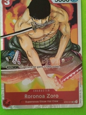 Roronoa Zoro ST01-013 One Piece Starter Deck 1: Straw Hat Crew καινούργιο