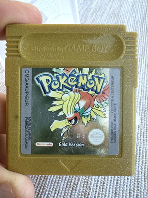 Pokemon Gold Version EUR original Game Boy Color cartridge