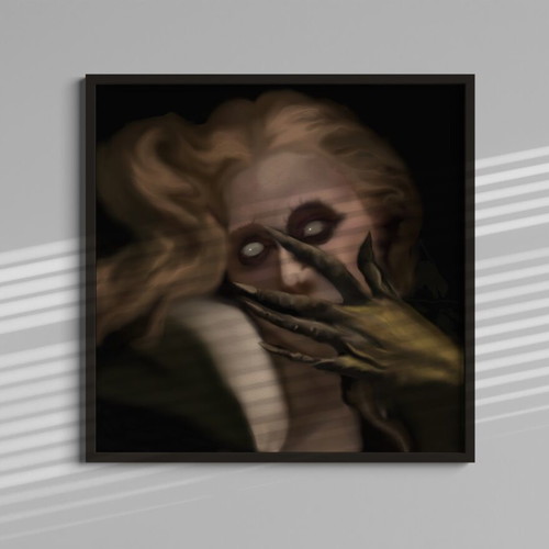 Art print 25 × 25 cm new, signed artwork