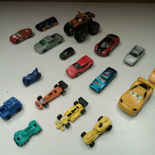 Toy cars used, assorted pack
