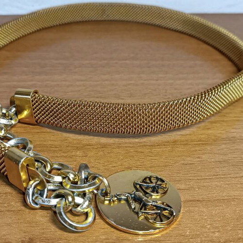 Vintage metal belt used
