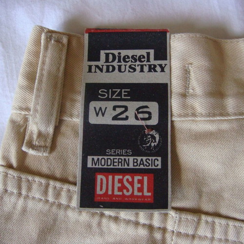 Diesel Rocket vintage jeans καινούργιο, μέγεθος W26, μπεζ