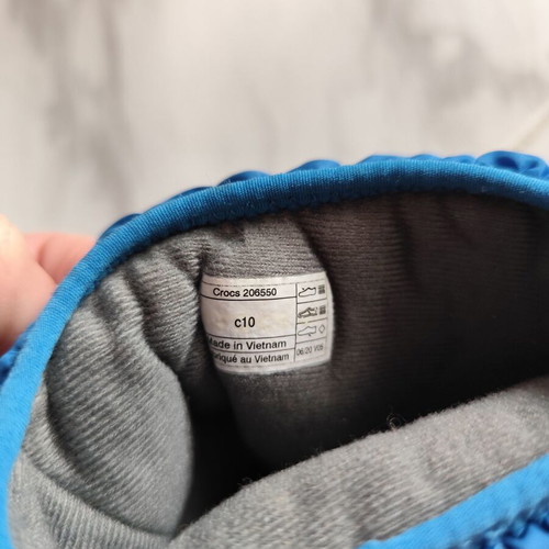Crocs kids boots like new, blue, size 27-28
