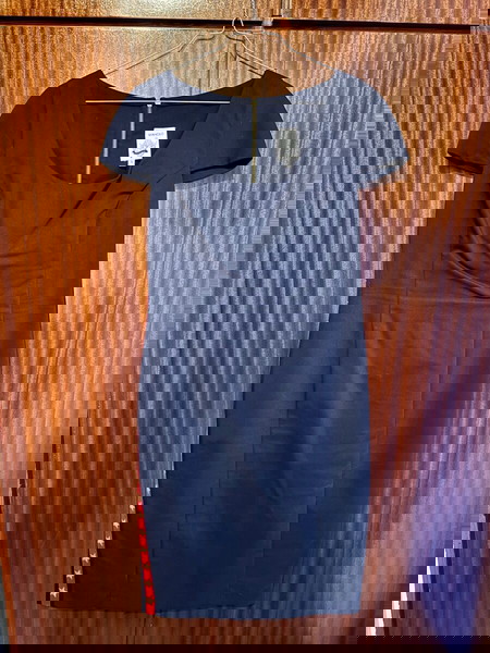 Φόρεμα Manolo μπλε με λεπτομέρειες, Size Large