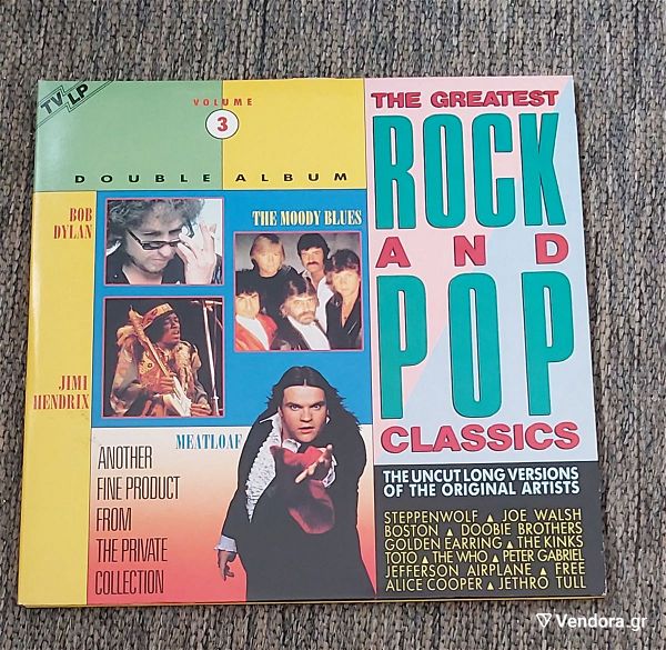  THE GREATEST ROCK & POP CLASSICS VOL. 3 ( 2 diski ) 1984 MADE IN HOLLAND