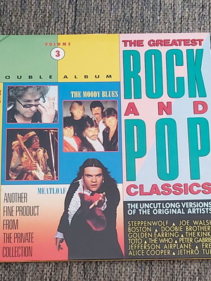 The Greatest Rock & Pop Classics Vol. 3 used double album, 1984