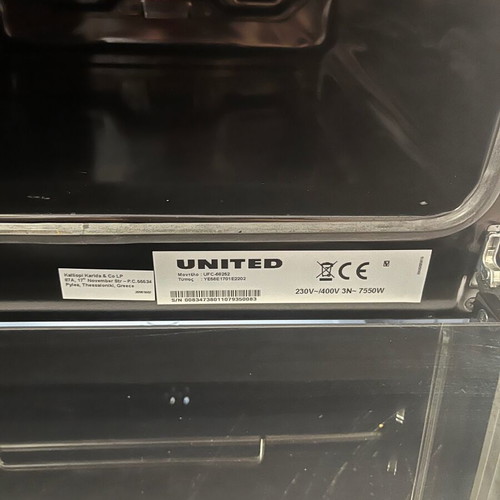 Oven 50L capacity, energy class A
