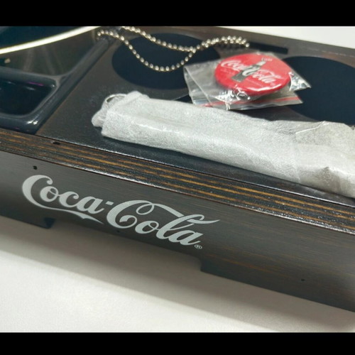 Collectible Coca Cola Serving Set new, wooden