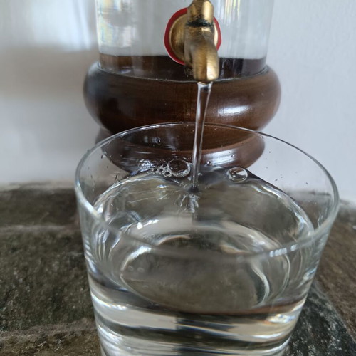 Vintage cognac serving bottle like new, 1970s