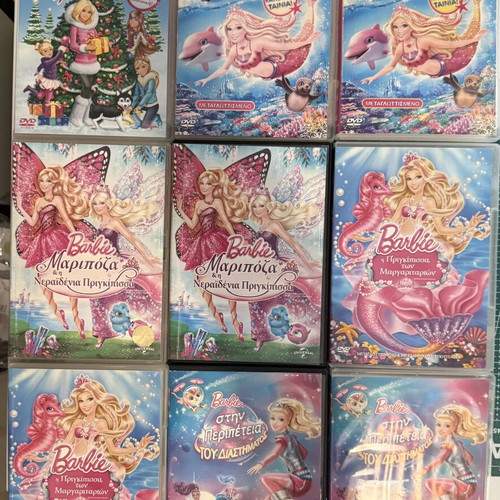 Barbie DVD collection, authentic, dubbed, animated movies