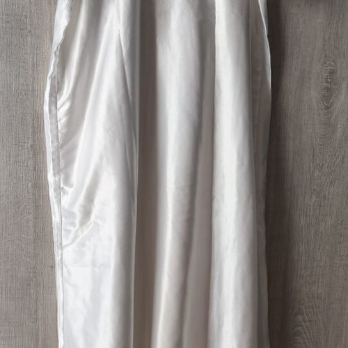 Maxi White Satin Nightgown and Robe Set new, bridal size 48