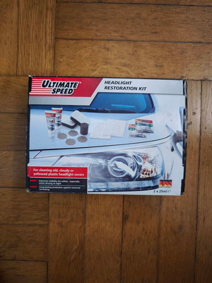 Headlight cleaning and polishing kit Powerfix new