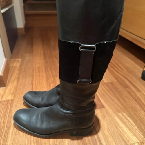 Gant riding boots size 38 used, genuine leather black