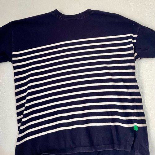 Marinière blouse United Colors of Benetton blue striped like new XL