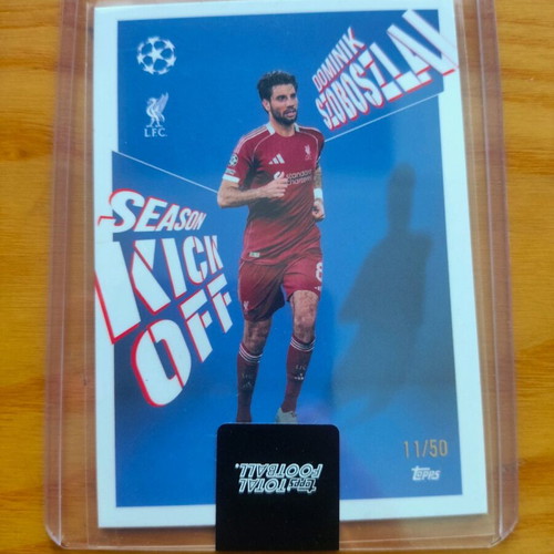 Dominik Szoboszlai Topps Total Football card like new, Liverpool /50