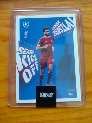 Dominik Szoboszlai Topps Total Football card like new, Liverpool /50