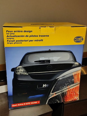 Opel Astra H GTC headlights new, smoked ice LED