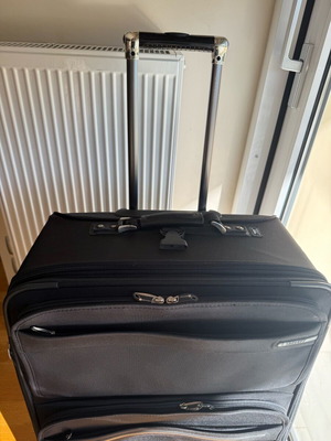 Delsey Black Suitcase Used Large Size
