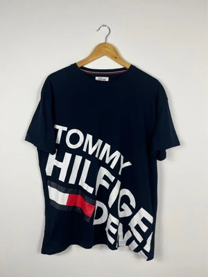 Tommy Hilfiger T-shirt L like new, navy blue