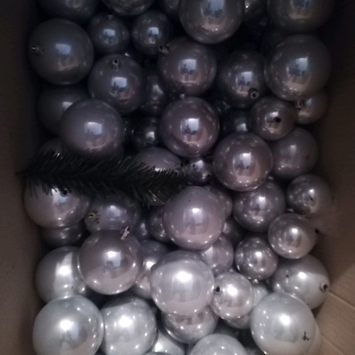 Christmas balls used, pack of 80, large and small