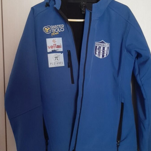 Ethnikos Water Polo thick windbreaker jacket used, noM-L