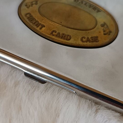 Dalvey Vintage Cardholder New, Silver and Gold, 6 Cards