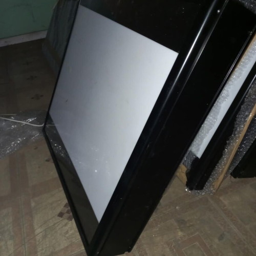 Light box used, sturdy metal, dimensions 68x66x14cm