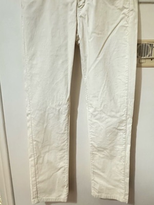 DKNY white corduroy pants size S like new
