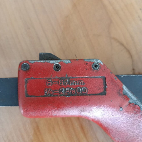 Rothenberger Automatic Size 1 Pipe Cutter like new, cutting range 6-67mm